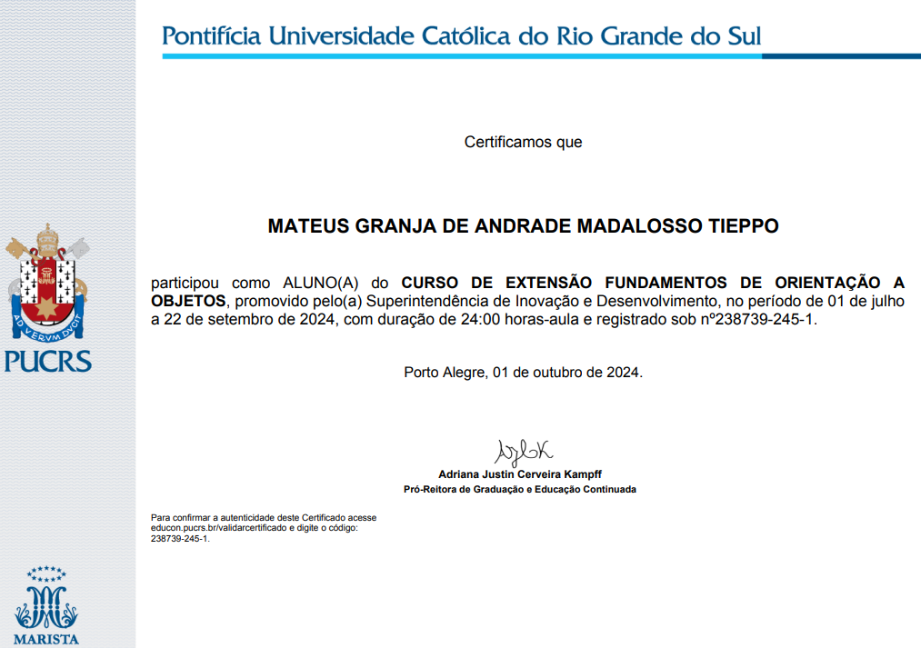 Certificação 10