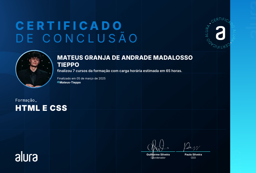 HTML & CSS Certification